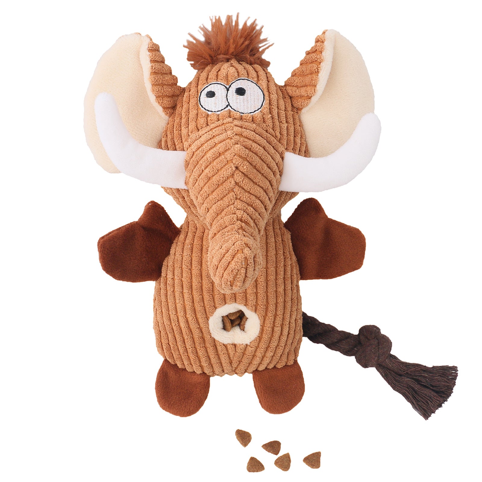 Sniffing Food Hiding Plush Squeaky Toy For Dogs