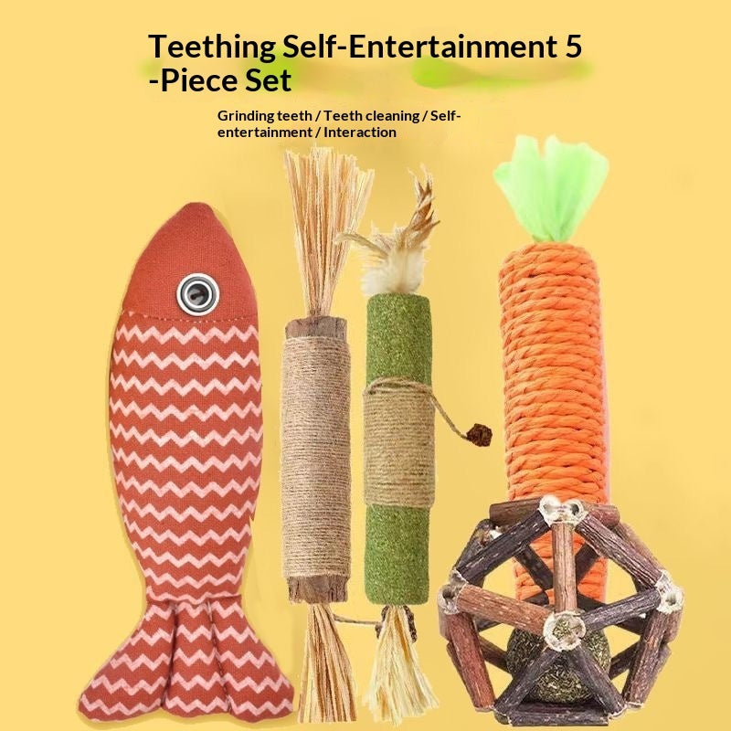 Pet Supplies Cat Toy Gift Set Interactive Play