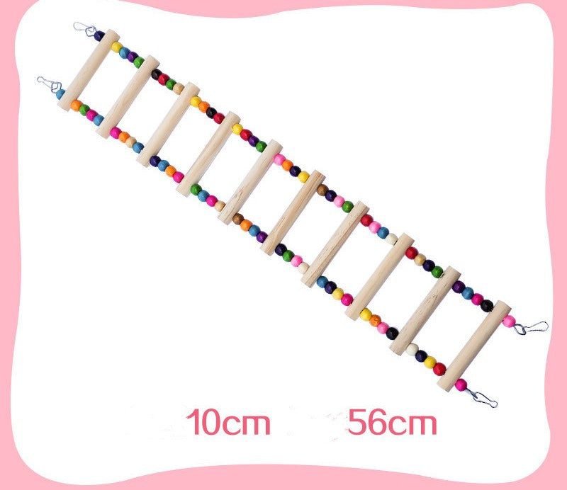 Parrot Bird Toy Swing Ring Aerial Climbing Ladder