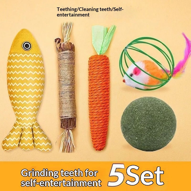 Pet Supplies Cat Toy Gift Set Interactive Play