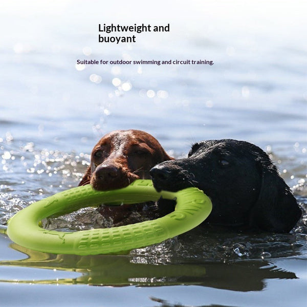 Soft Pull Ring Flying Disc Dog Training Toy