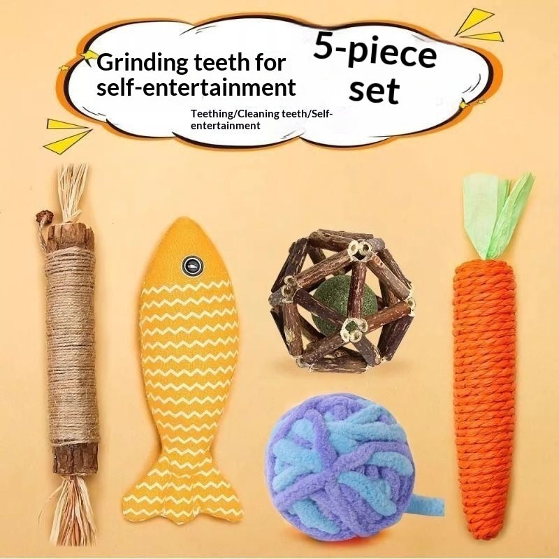 Pet Supplies Cat Toy Gift Set Interactive Play