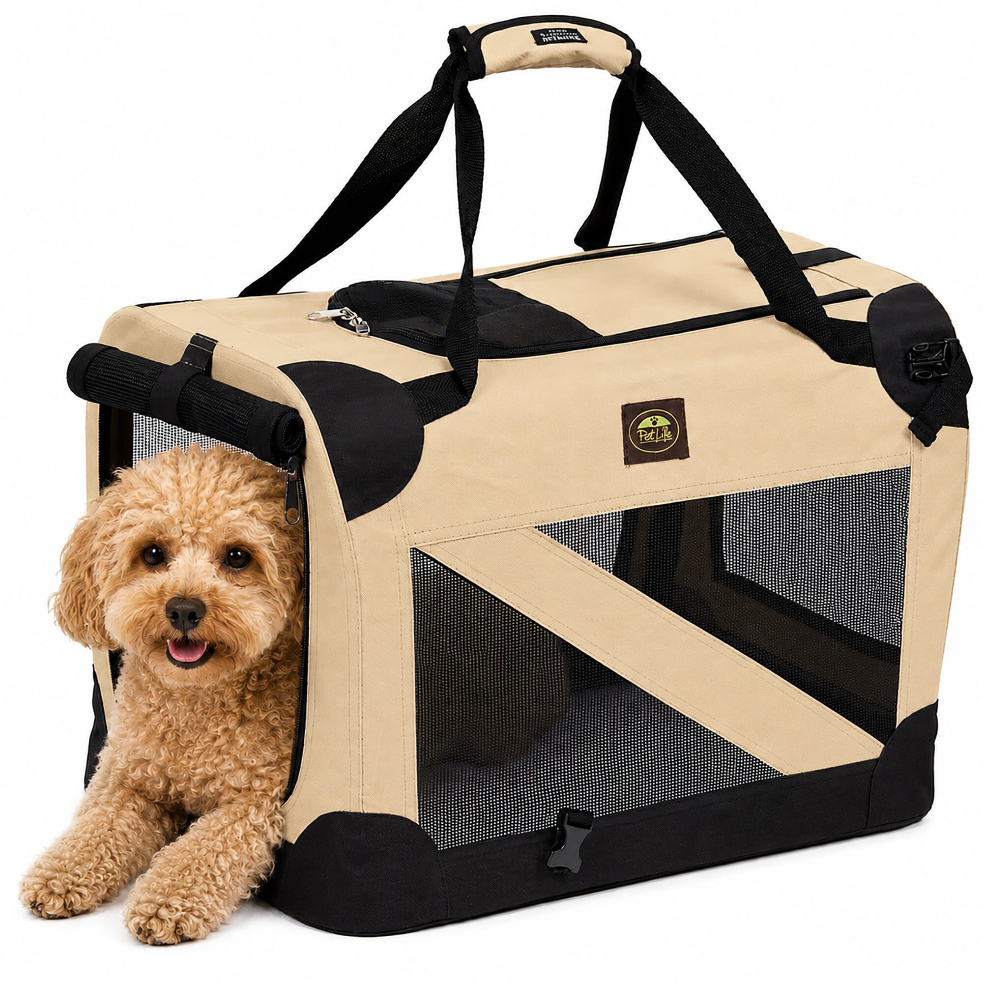 360° Vista View Folding Metal Frame Pet Crate
