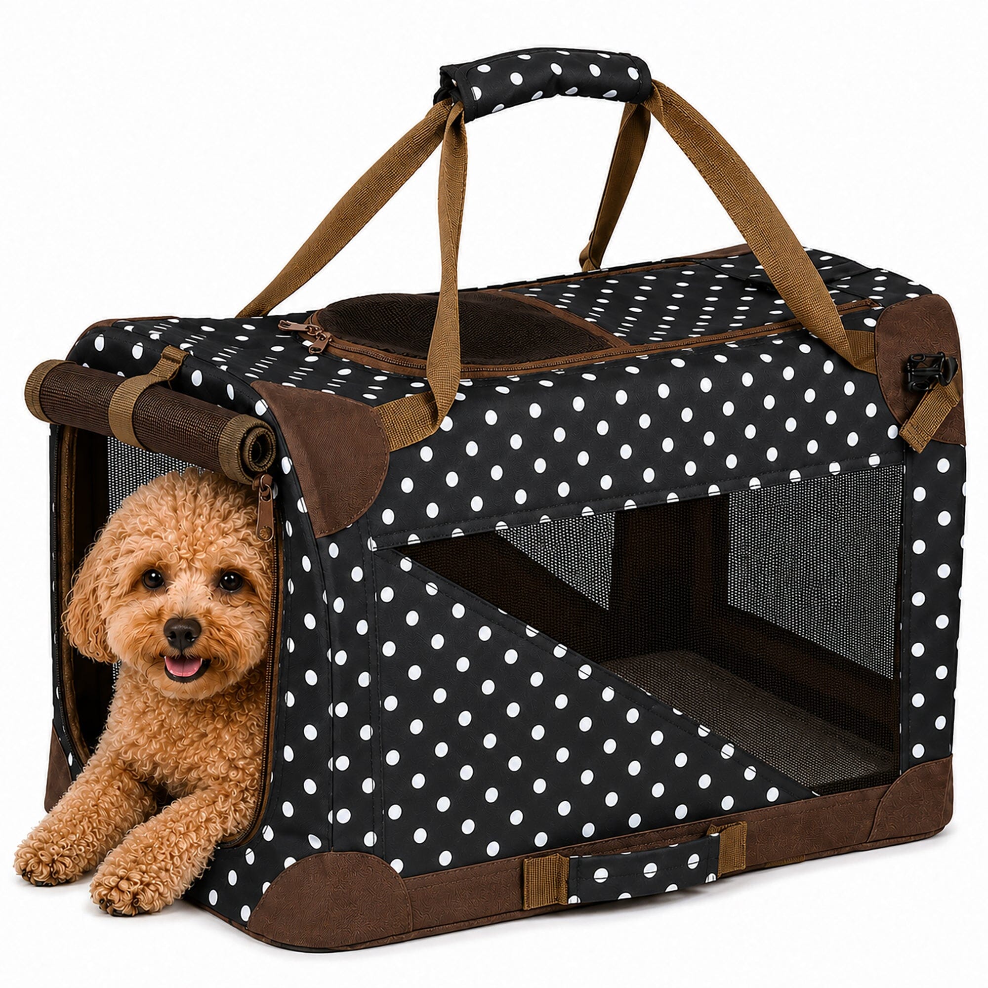 360° Vista View Folding Metal Frame Pet Crate